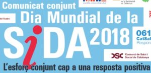 Dia Mundial de la Sida: la Fundació s’adhereix al comunicat conjunt d’entitats