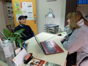 Gustavo Aldrey posa en marxa una assessoria d’arquitectura i interiorisme gràcies a l’ajuda del Programa Làbora a Ciutat Vella