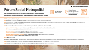 RESERVA’T LA DATA (23 de febrer) – Vine a la Jornada del Fòrum Social Metropolità