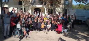 Classe de zumba a Can Banús en col·laboració amb el Centre Cívic de Lloreda