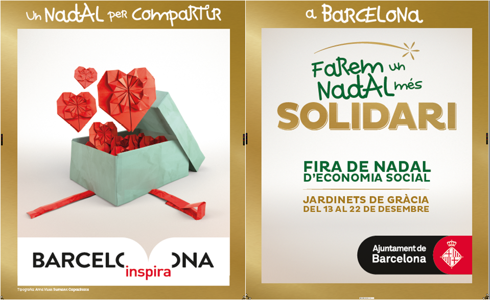 La Fundació participa a la 2a Fira Solidària de Nadal d’Economia Social de Barcelona