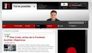 RAC1 entrevista el Pare Costa al programa ‘Tot és possible’