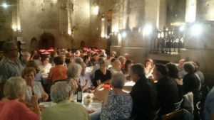 Gran assistència al sopar solidari de la Fundació a la parroquia de Santa Maria del Mar