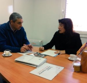 Visita de la Directora General d’Igualtat, Mireia Mata, a Can Banús
