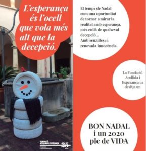 Bon Nadal i un 2020 ple de vida i esperança