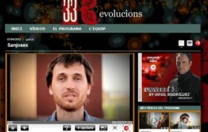 Sanjosex enregistra un programa de TV3 al Convent dels Franciscans
