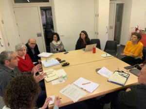 A les primeres reunions de l’any de la Taula Sense Llar de Badalona