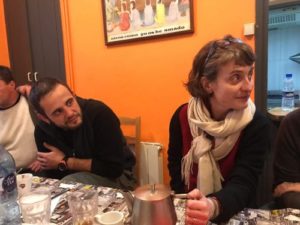 Albert Sales, coordinador del Pla de Lluita contra el Sensellarisme  i assessor de la Tinència d’Alcaldia de Drets Socials, visita el pis d’inclusió Itaca