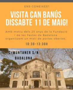 11 de maig: Matí de portes obertes al centre d’acollida Can Banús