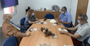 Visita del Regidor de Serveis Socials a la Fundació Acollida i Esperança