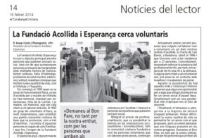 La Fundació cerca voluntaris per a Can Banús