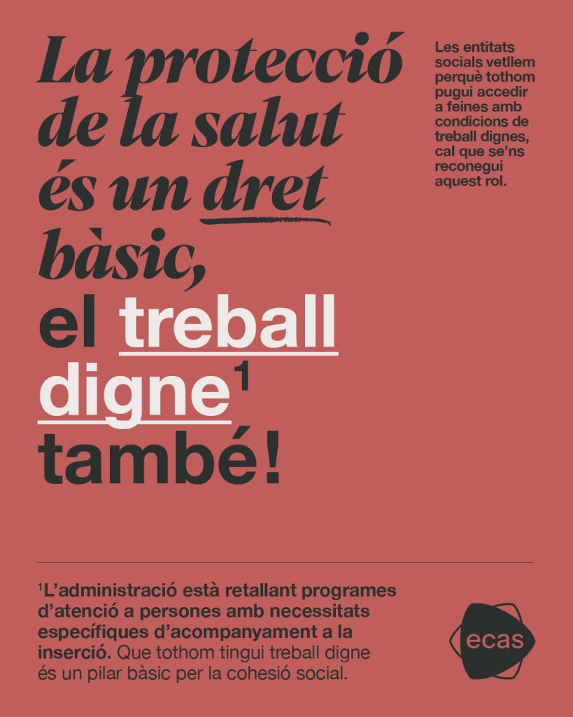 treball digne a Catalunya