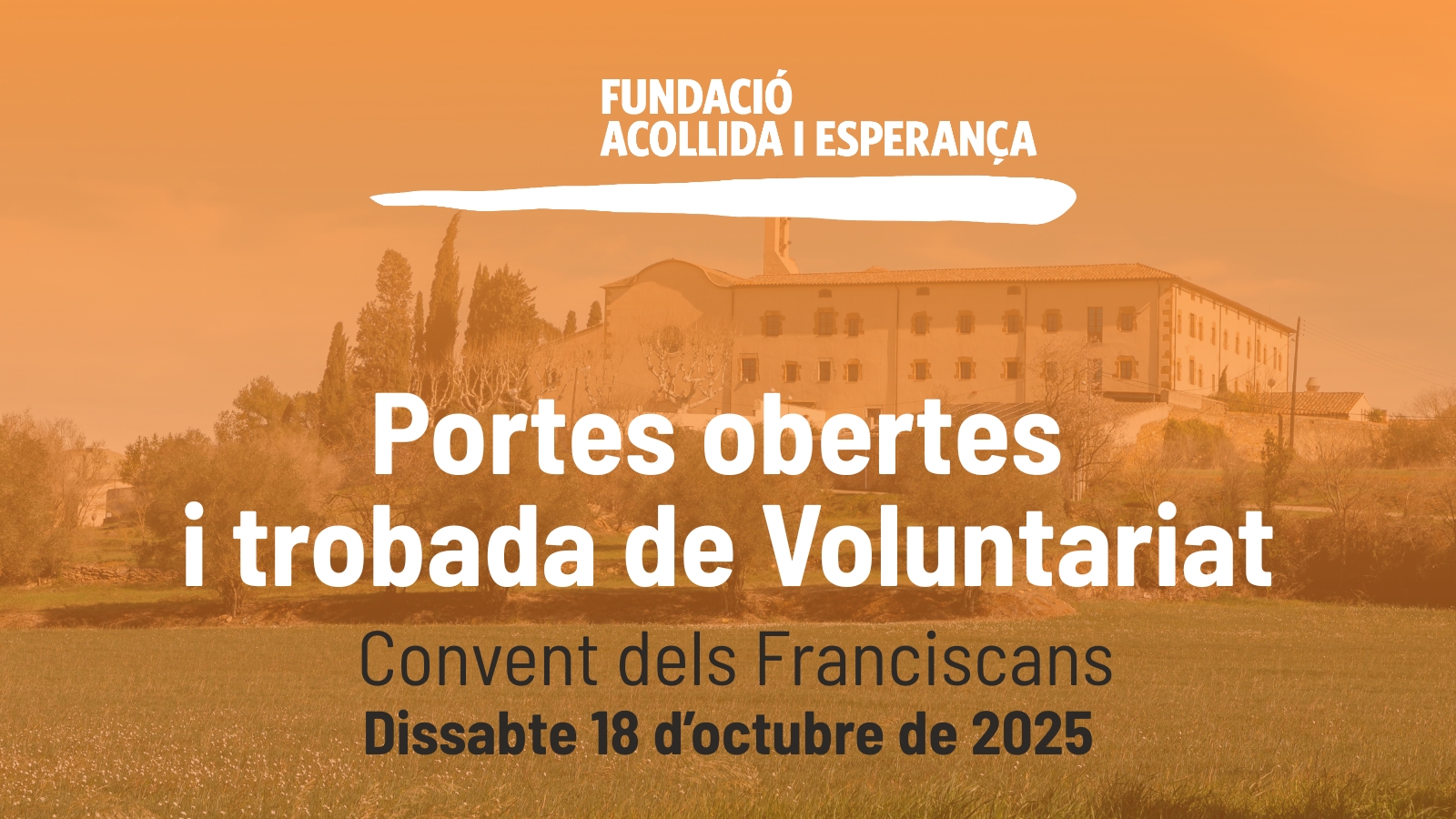 Jornada de puertas abiertas y voluntariado en el Convento de los Franciscanos de la Bisbal d’Empordà