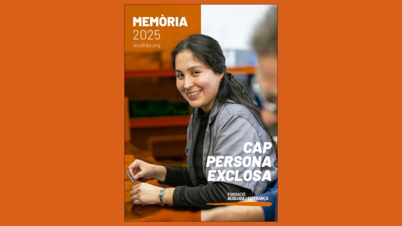 Acollida i Esperança va atendre 1.008 persones el 2025