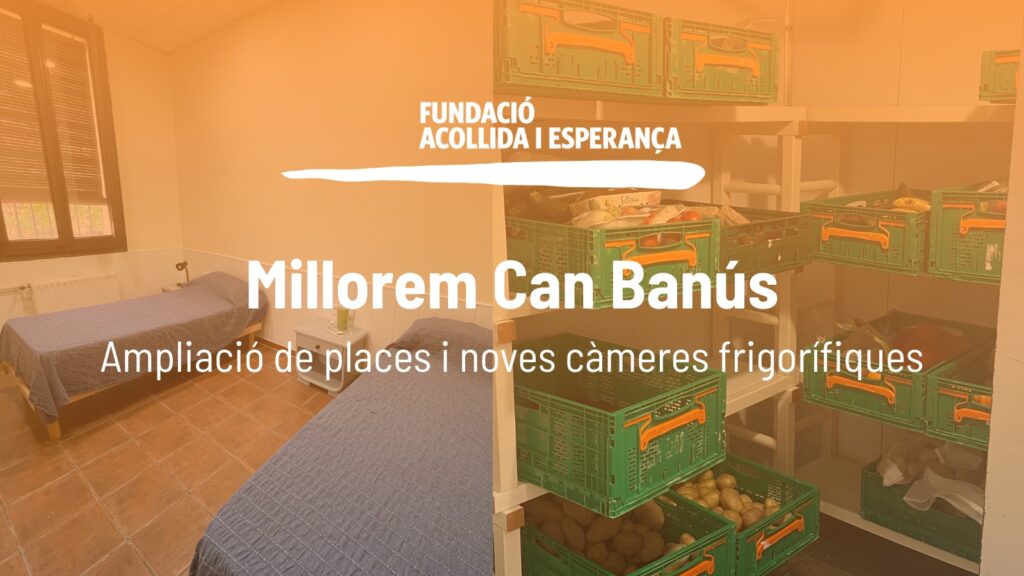 Can Banús casa d'acollida de Badalona de la Fundació Acollida i Esperança