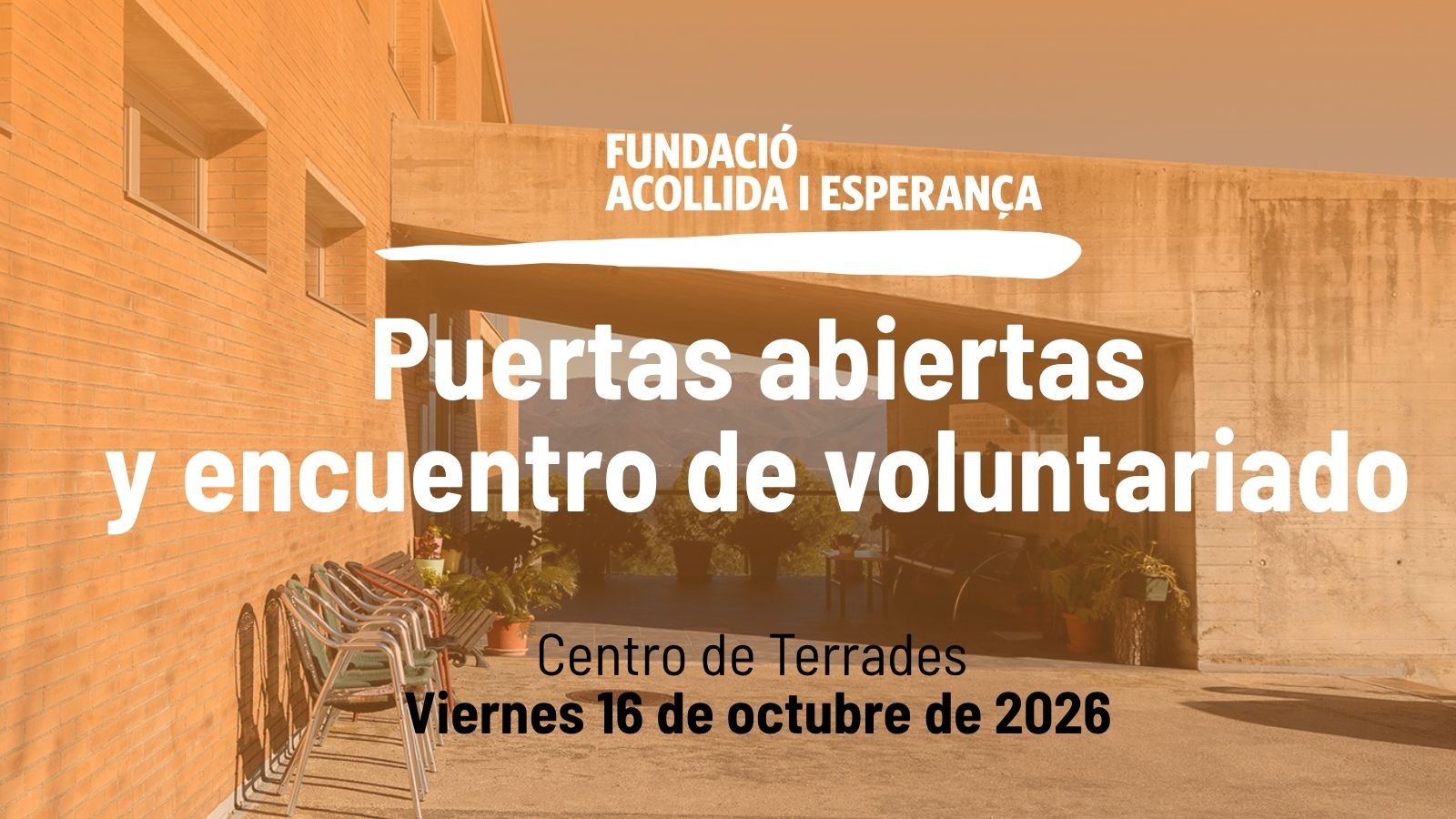 Encuentro de Voluntariado 2026: una tarde para compartir y celebrar el voluntariado en el Centro de Terrades