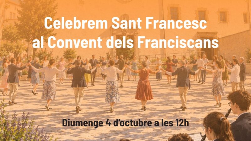 Celebrem de nou Sant Francesc d’Assís al Convent dels Franciscans